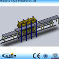 Discontinu PU Sandwich Panel Roll formant machine/PU panneau "sandwich" en machine line